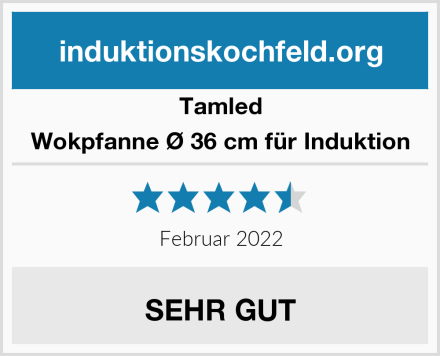 Tamled Wokpfanne Ø 36 cm für Induktion Test