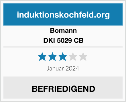 Bomann DKI 5029 CB Test