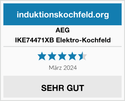 AEG IKE74471XB Elektro-Kochfeld Test