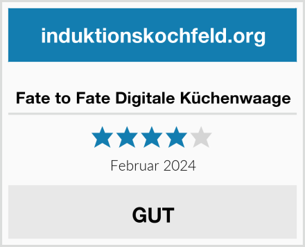  Fate to Fate Digitale Küchenwaage Test